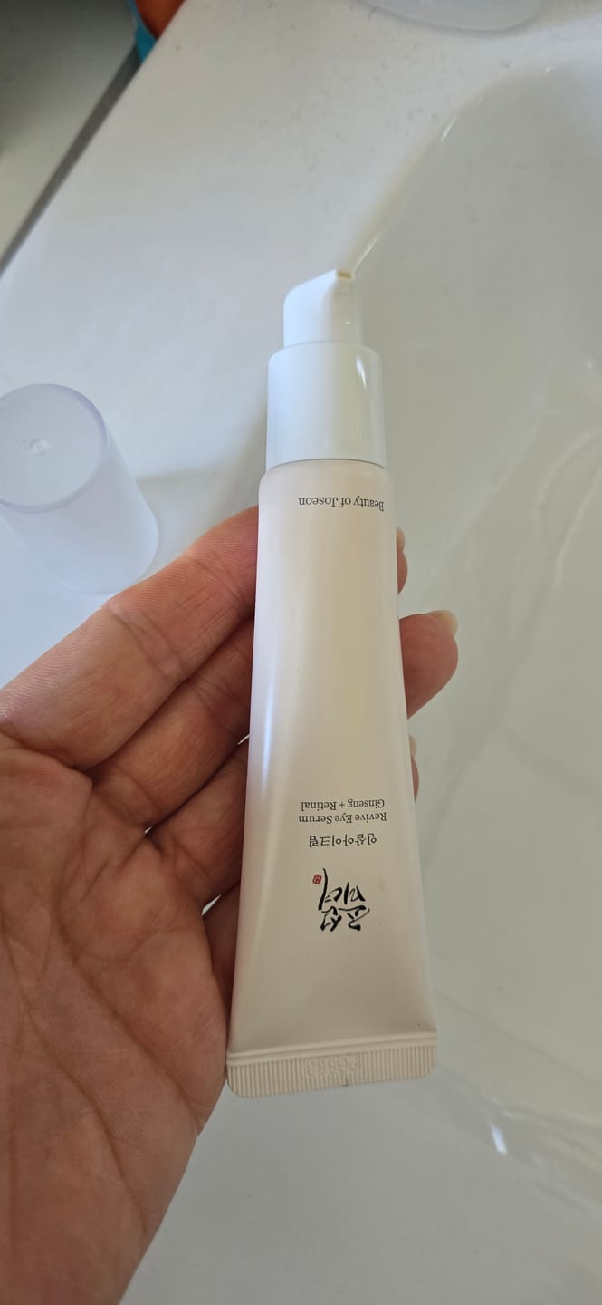 Customer photo review of Krēms ādai ap acīm ar žeņšeņu un retinālu Beauty Of Joseon Revive Eye Serum Ginseng + Retinal