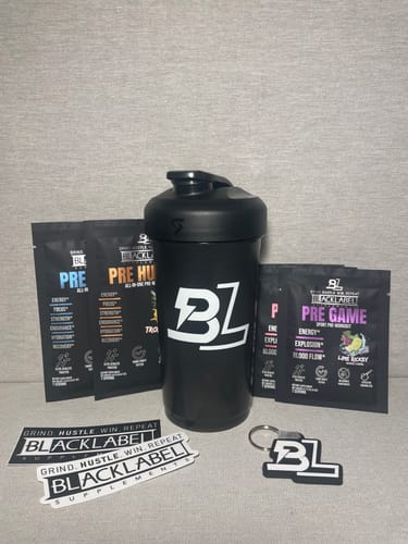 Customer photo review of PRE WORKOUT SAMPLES + SHAKER