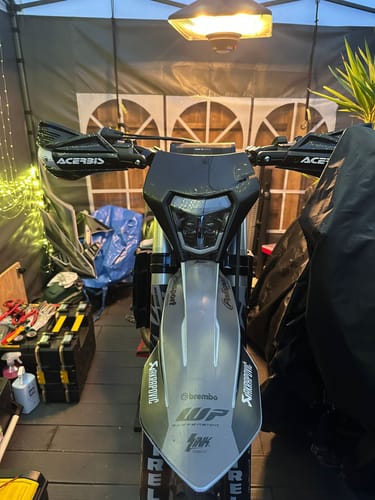 Customer photo review of KTM 2017 - 2023 Super Bright LED DRL Headlight 4200 Lumens [ Orange | Black | White | Insert ] #4