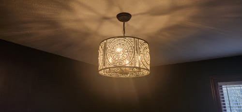 Customer photo review of (OpenBox) Luxe Moroccan Antique Crystal Drum Cage Chandelier
