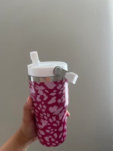 Reseña con foto de un cliente sobre Botella Térmica Acero Inoxidable