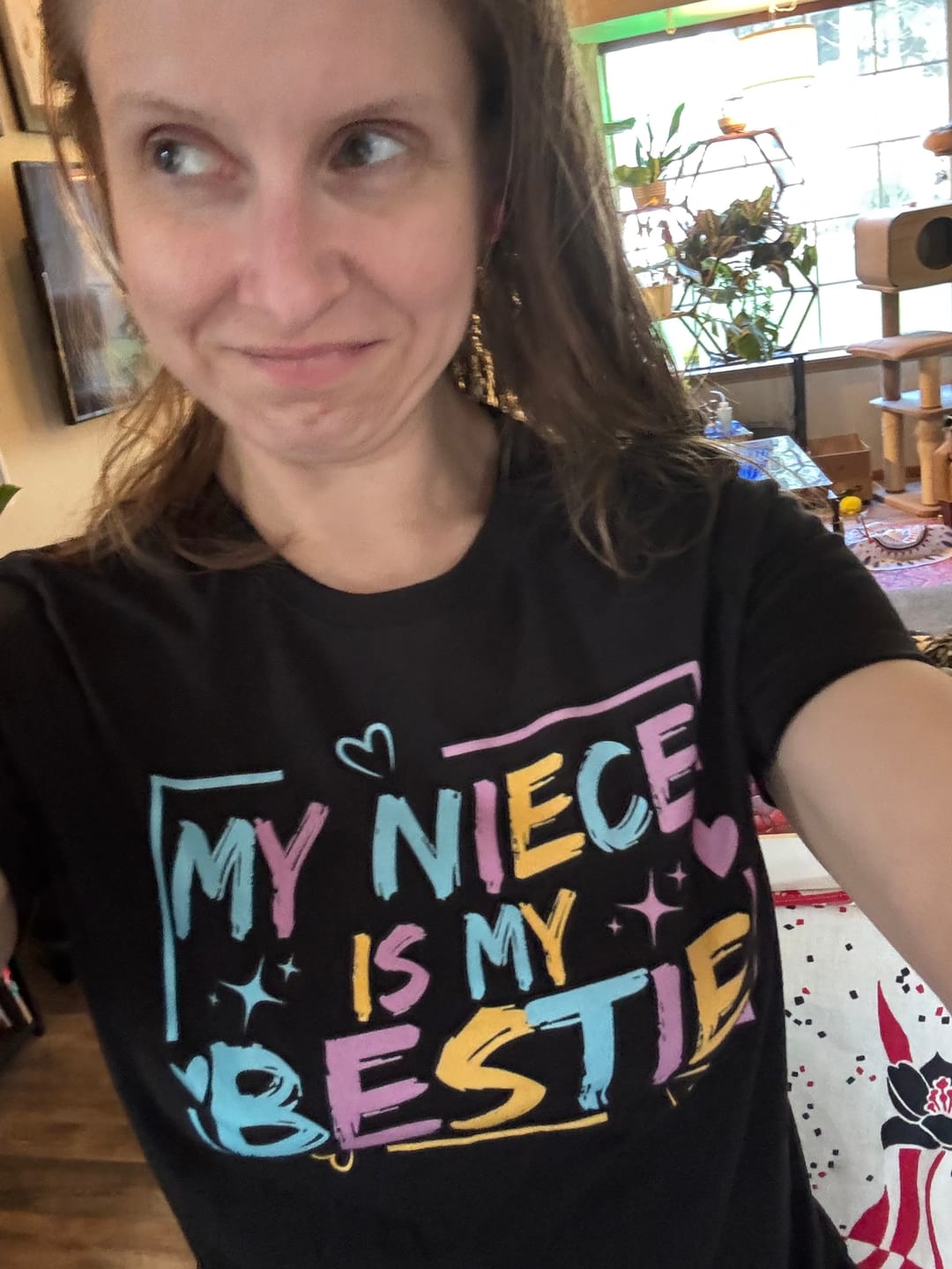 Customer photo review of Imagine Being Scared of Diversity But Not Dictatorship Unisex Tee