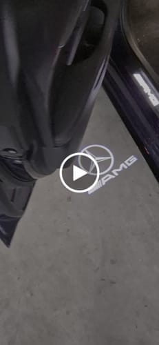 Customer photo review of Mercedes Benz LED Car Door Welcome Logo Shadow Lights