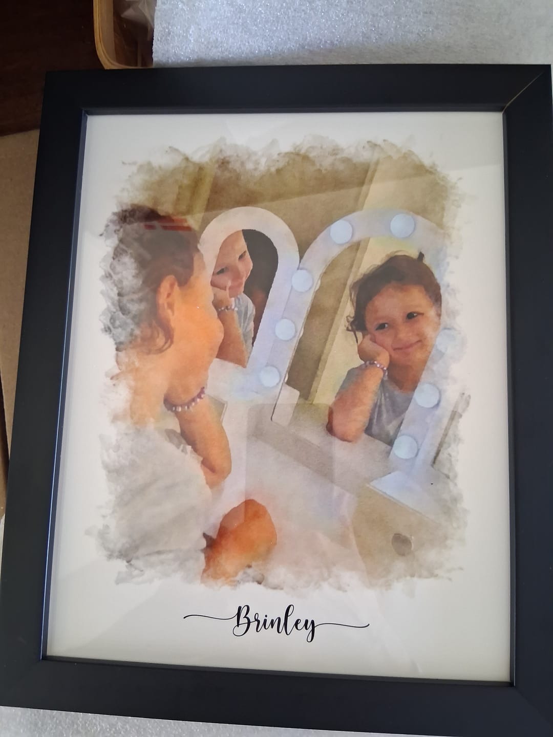 Customer photo review of Custom Family Photo Portrait