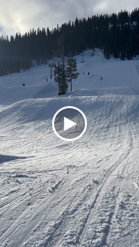 Customer video review of Women's Black Baggy Wear-resistant Waterproof Snow Pants