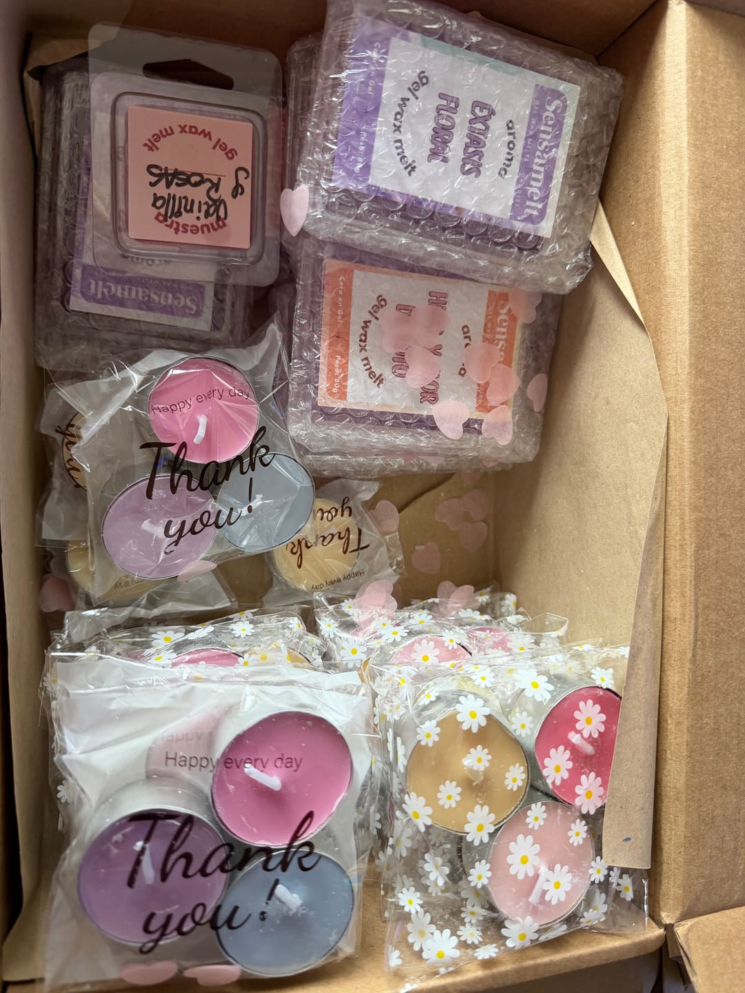 Customer photo review of ÉXTASIS FLORAL - Gel wax melt