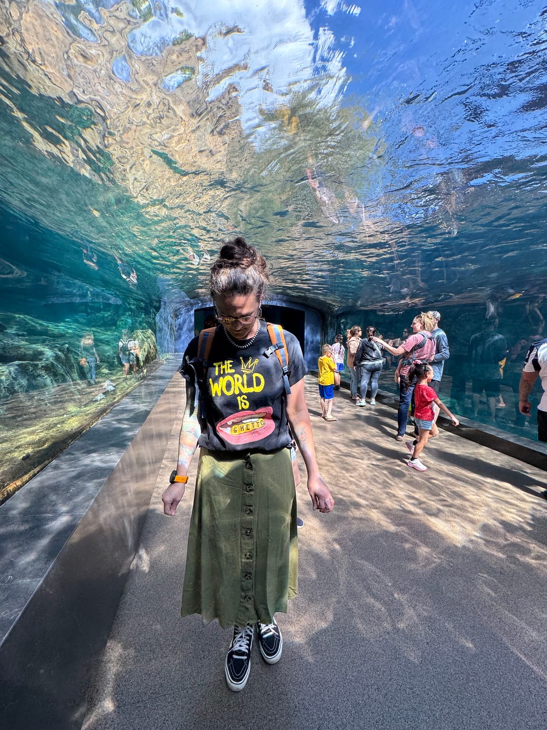 Customer photo review of The World Is Ghetto T-Shirt