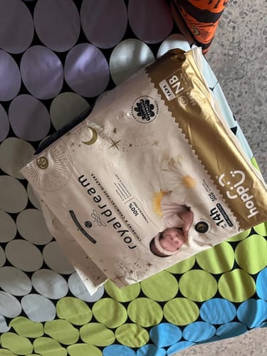 Customer photo review of Hoppi RoyalDream Diapers 100% 7 Chemicals-Free