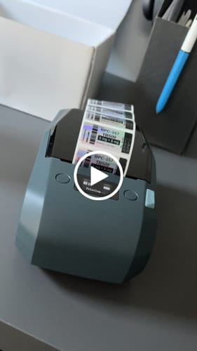 Customer video review of NIIMBOT M2 Thermal Transfer Label Maker, Smart Color Printing with Phones & PC for Office, Outdoor Equipment