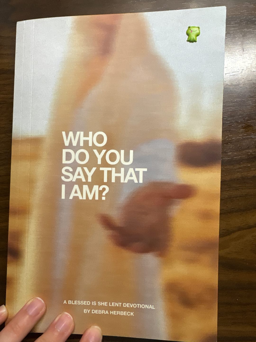 Customer photo review of Who Do You Say That I Am: A Catholic Lent Devotional by Debra Herbeck