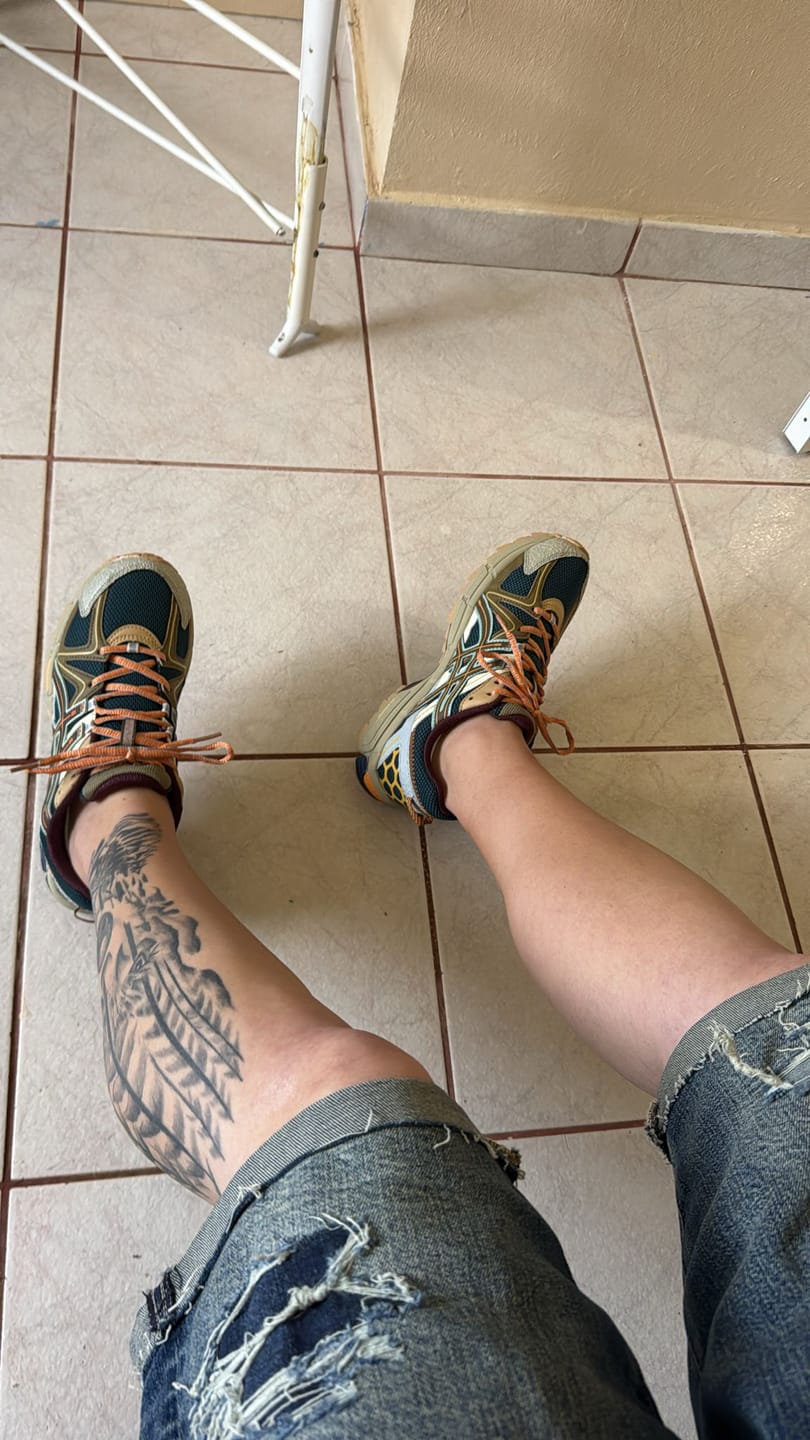 Customer photo review of Asics Gel-Kahana 8 “Blue Haki”
