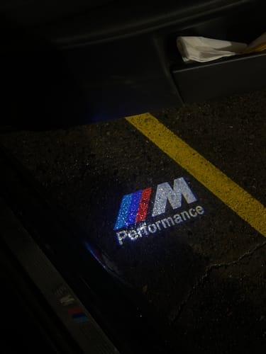 Customer photo review of BMW LED Car Door Welcome Logo Shadow Lights | E/F Chassis