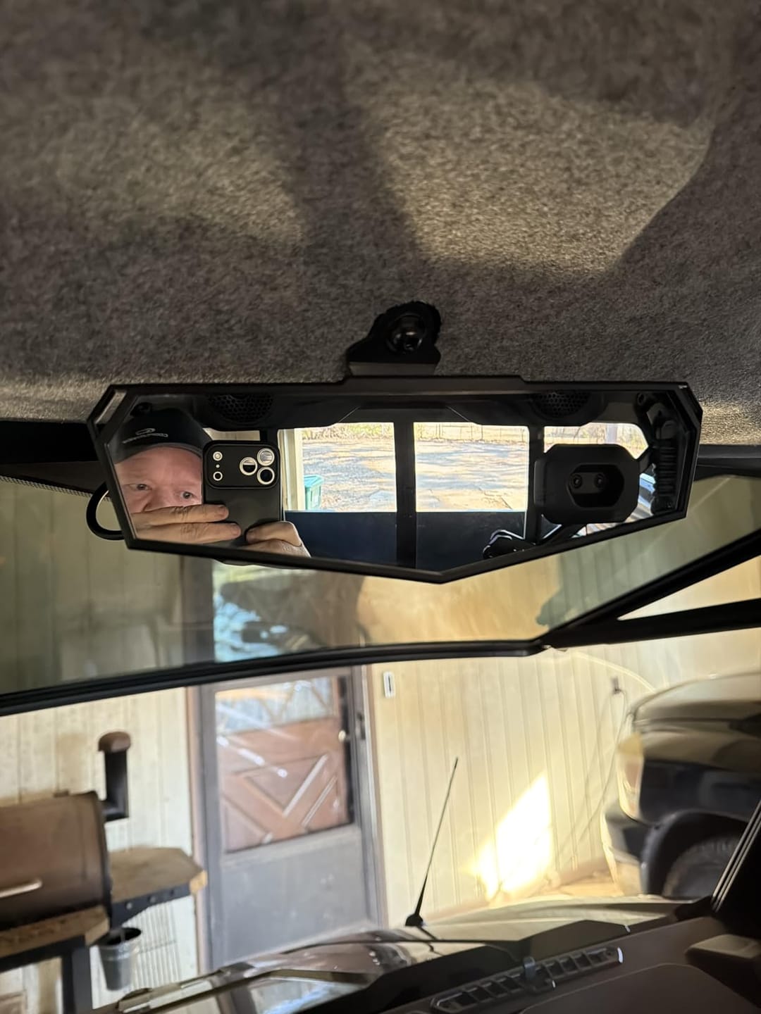 Customer photo review of Rear View Mirror For CFMOTO UFORCE |ZFORCE