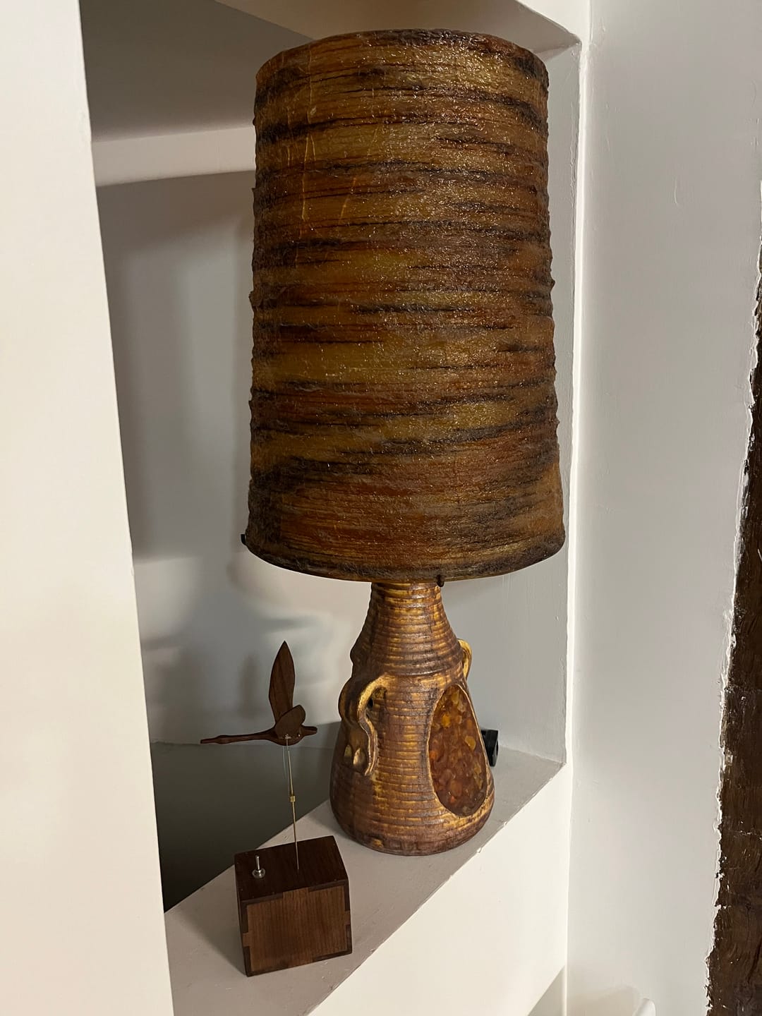 Customer photo review of MarinerPoet™ Handcrafted Walnut Swan Automaton
