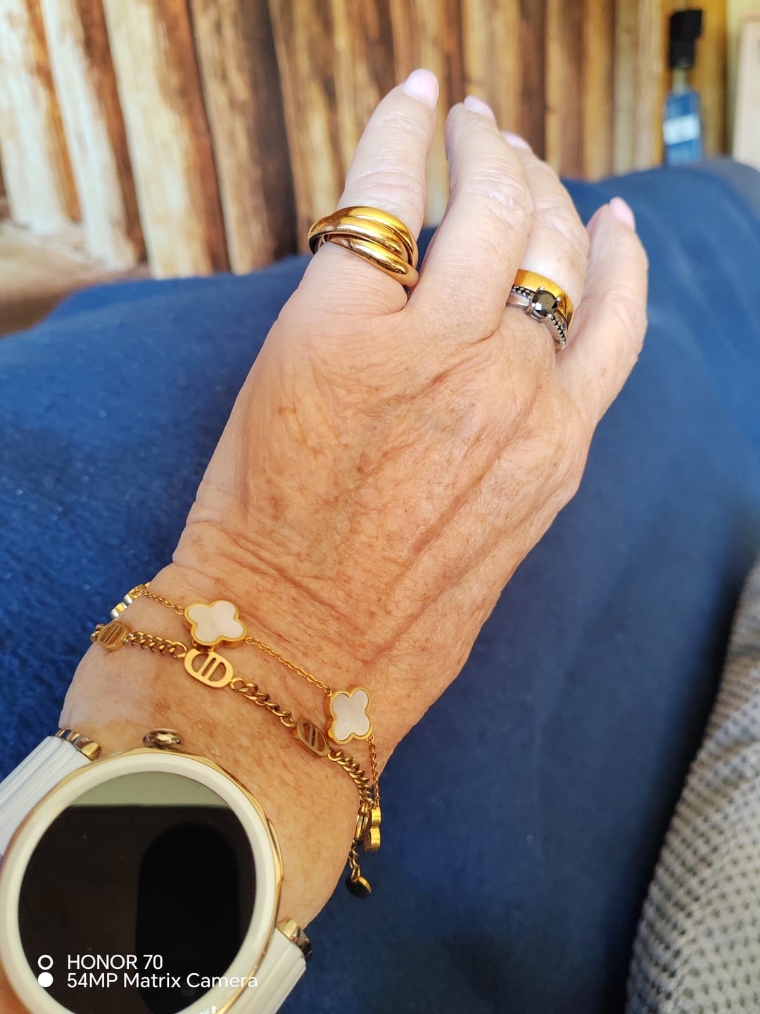 Customer photo review of Kyla Ring | 18K vergoldet