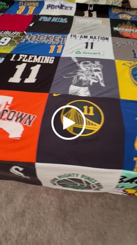 Customer video review of Project Repat T-Shirt Quilt