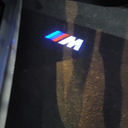 Customer photo review of BMW LED Car Door Welcome Logo Shadow Lights | E/F Chassis