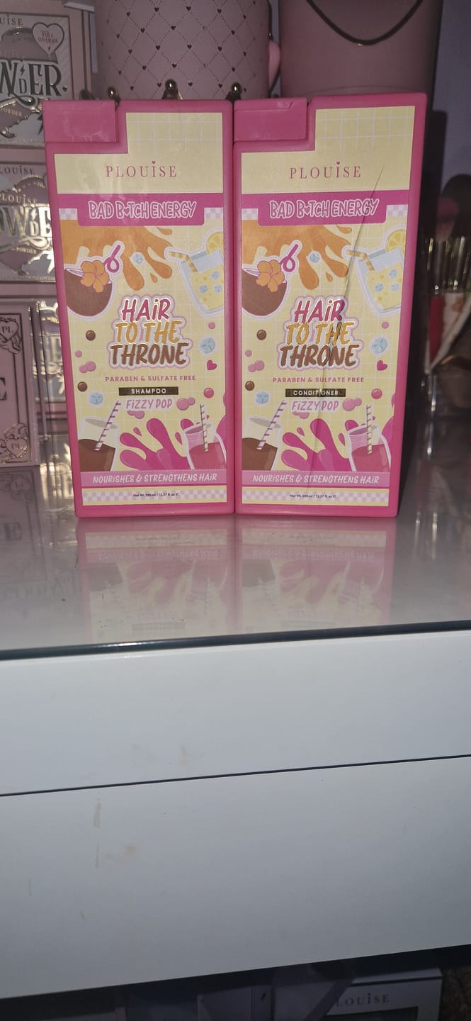 Customer photo review of Hair To The Throne Shampoo & Conditioner Bundle