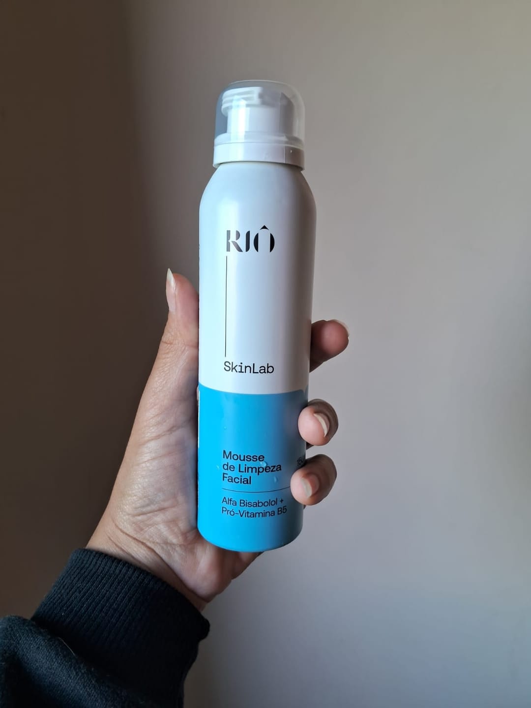 Customer photo review of Mousse de Limpeza Facial