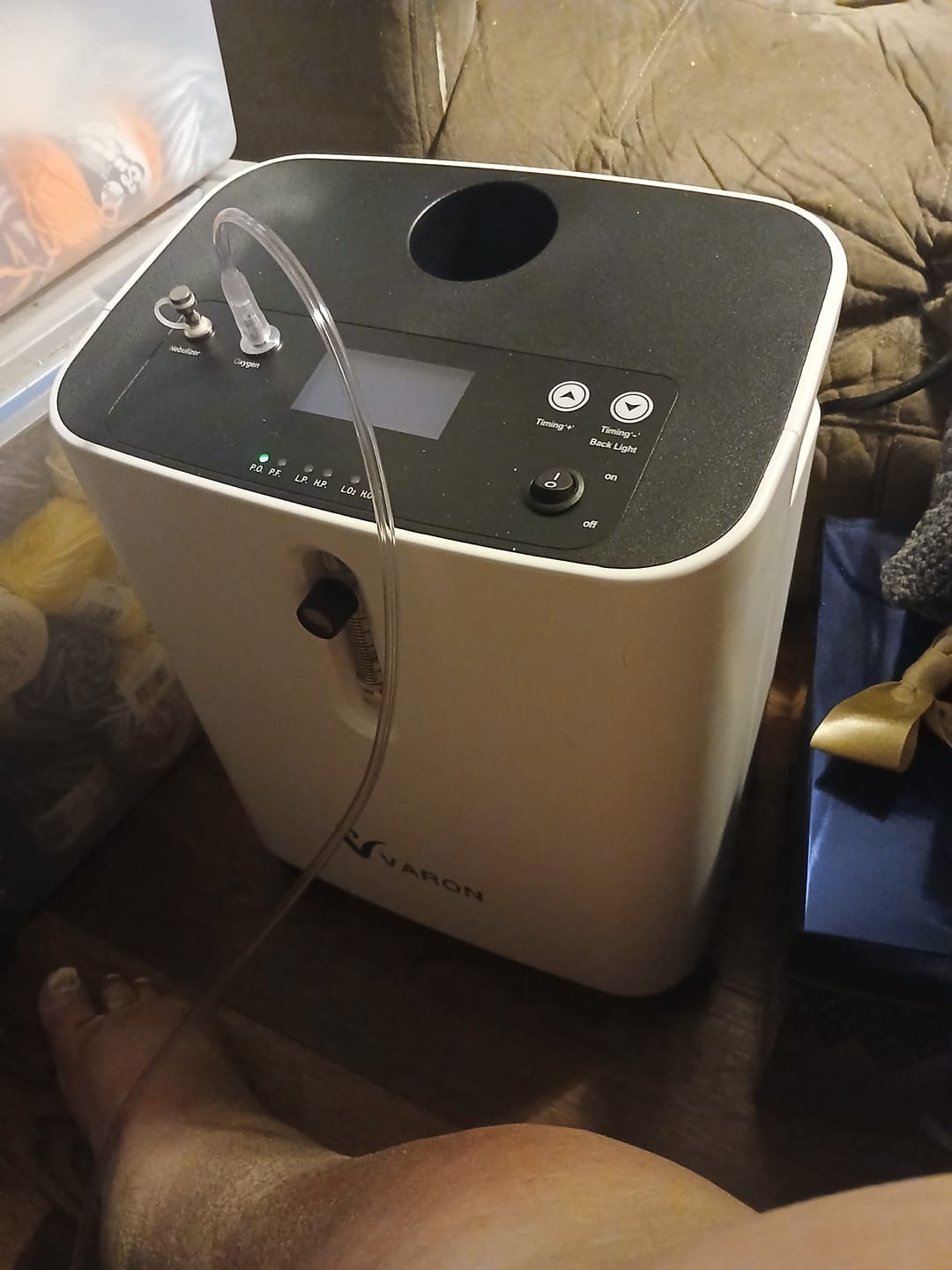 Customer photo review of VARON 3L Premium Home Oxygen Concentrator Serene 3
