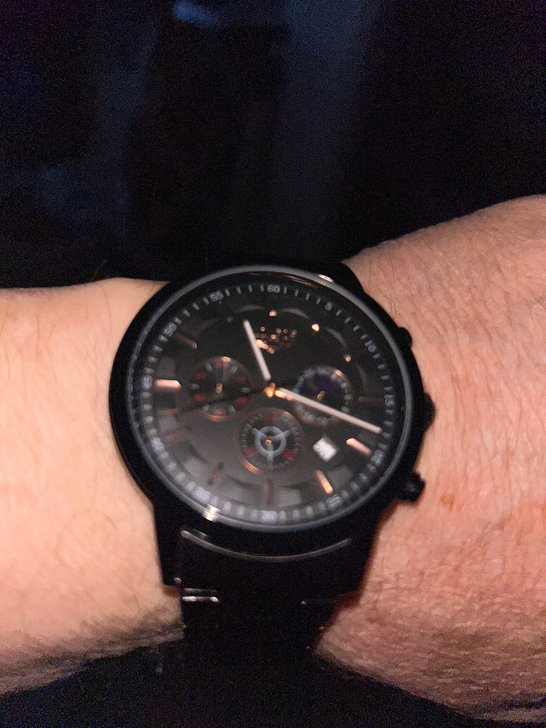Customer photo review of Robustes Stahl Militär-Uhr - SteeleX