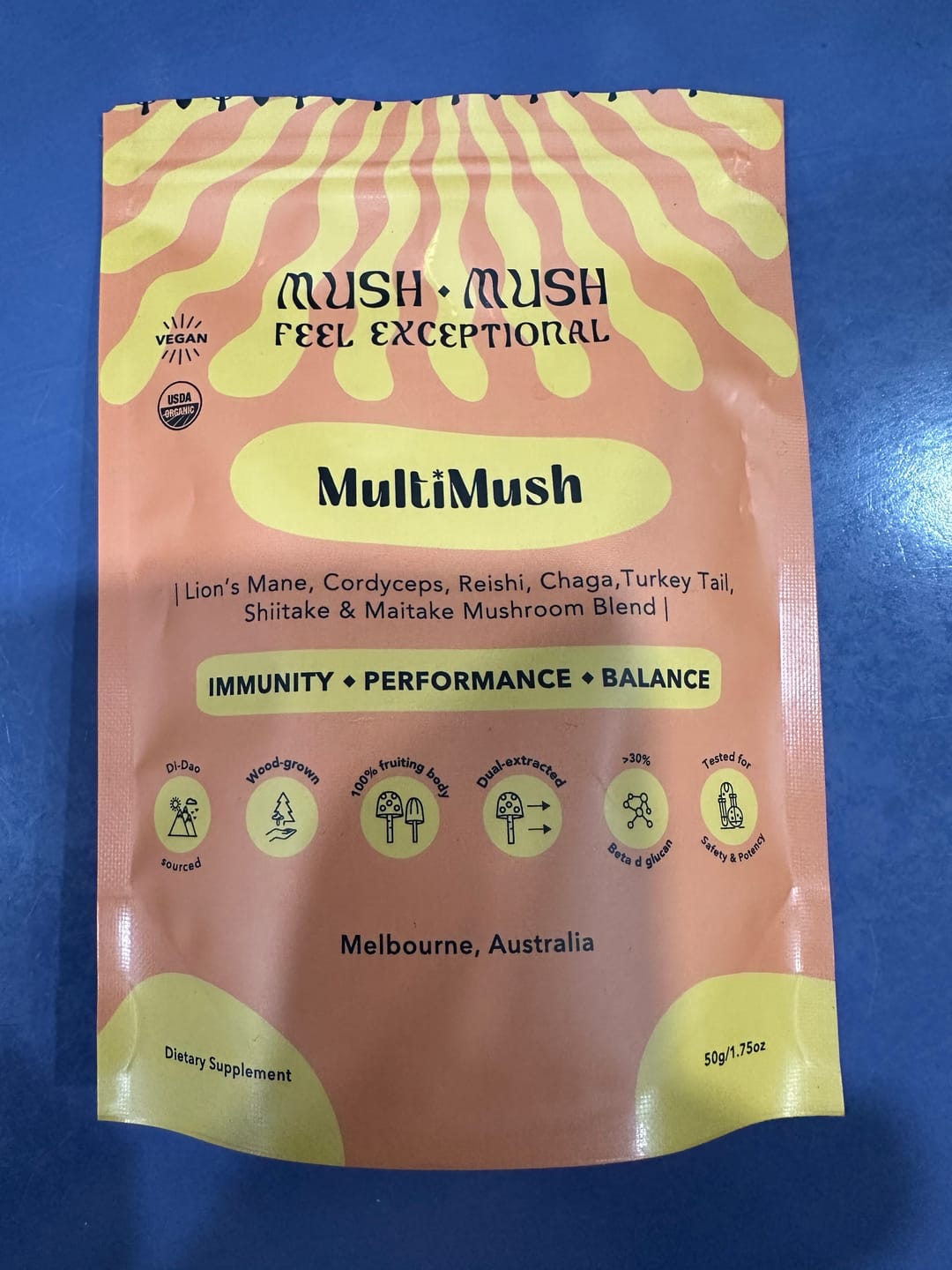 Customer photo review of MultiMush – Immune Support Blend