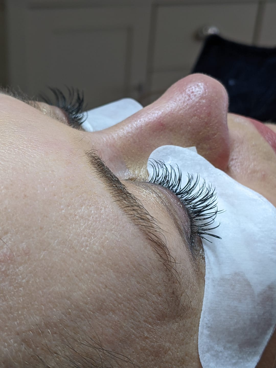 Customer photo review of Pre Made Angel Lashes