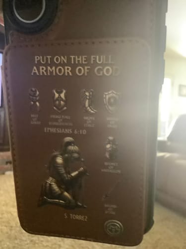 Customer photo review of Put On The Full Amor Of God - Personalized Christian Wallet Phone Case