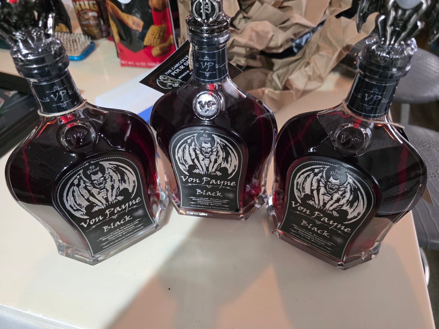 Customer photo review of Gargoyle Collector Trio - (3) Bottle Bundle