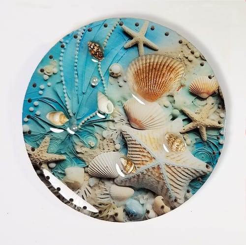 Customer photo review of Unfinished Wood Circle Round | Circle Blank | DIY Craft Cutout | Up to 36"