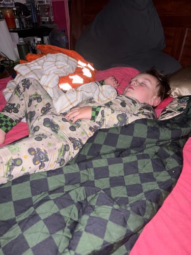 Customer photo review of Clover Crusher Two-Piece Long Sleeve Jammies
