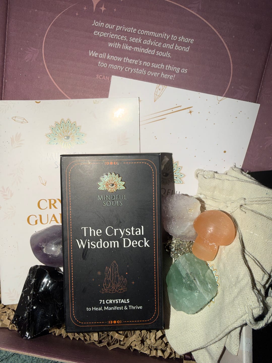 Customer photo review of Crystal Subscription Box