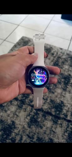 Customer photo review of MoveWatch 8 Mini.  Die stylische Alltagsfitnessuhr für Bewegung im Alltag