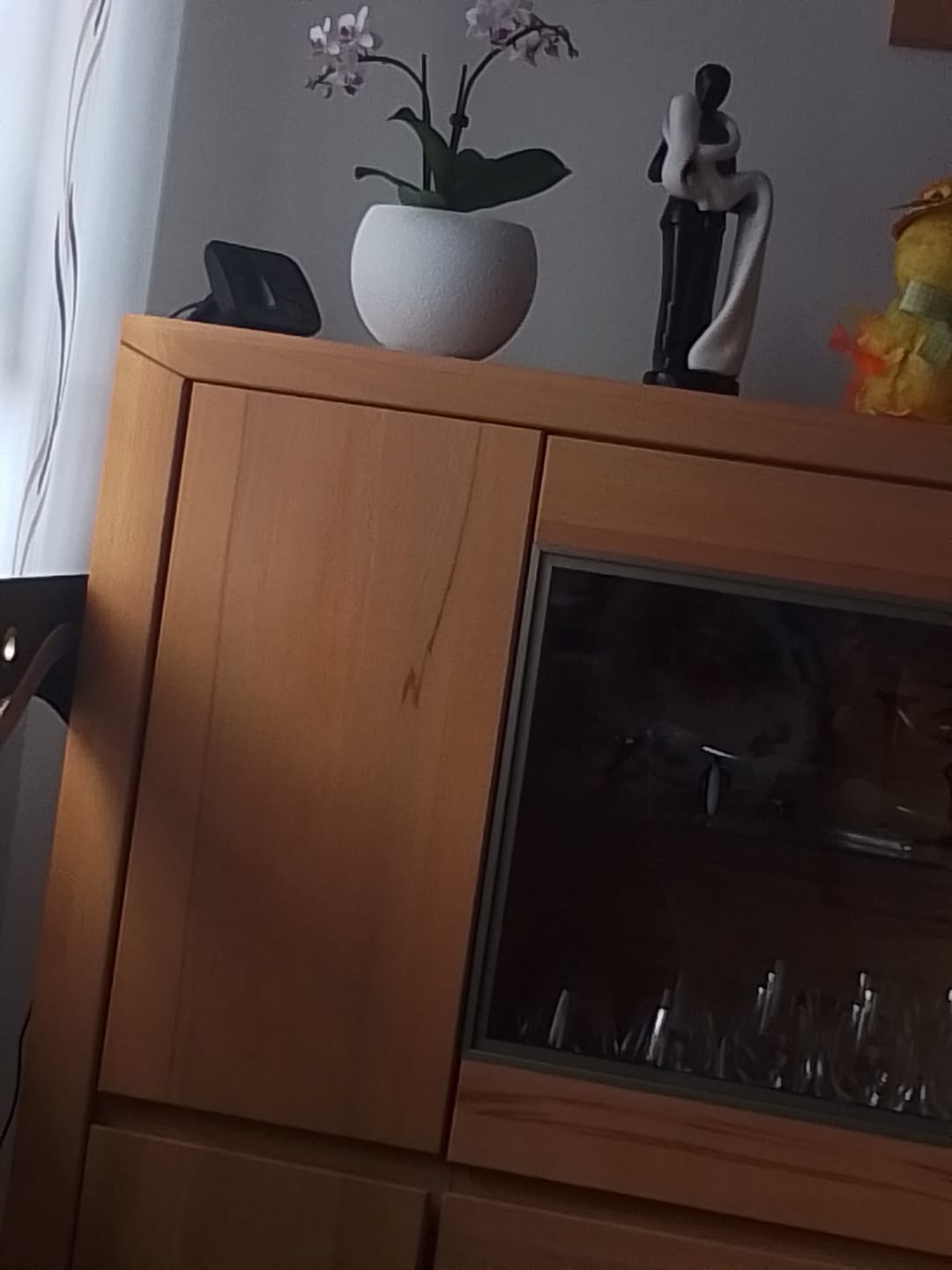 Customer photo review of Table Dance Linz mit weiß-violetten Blüten und 2 Rispen