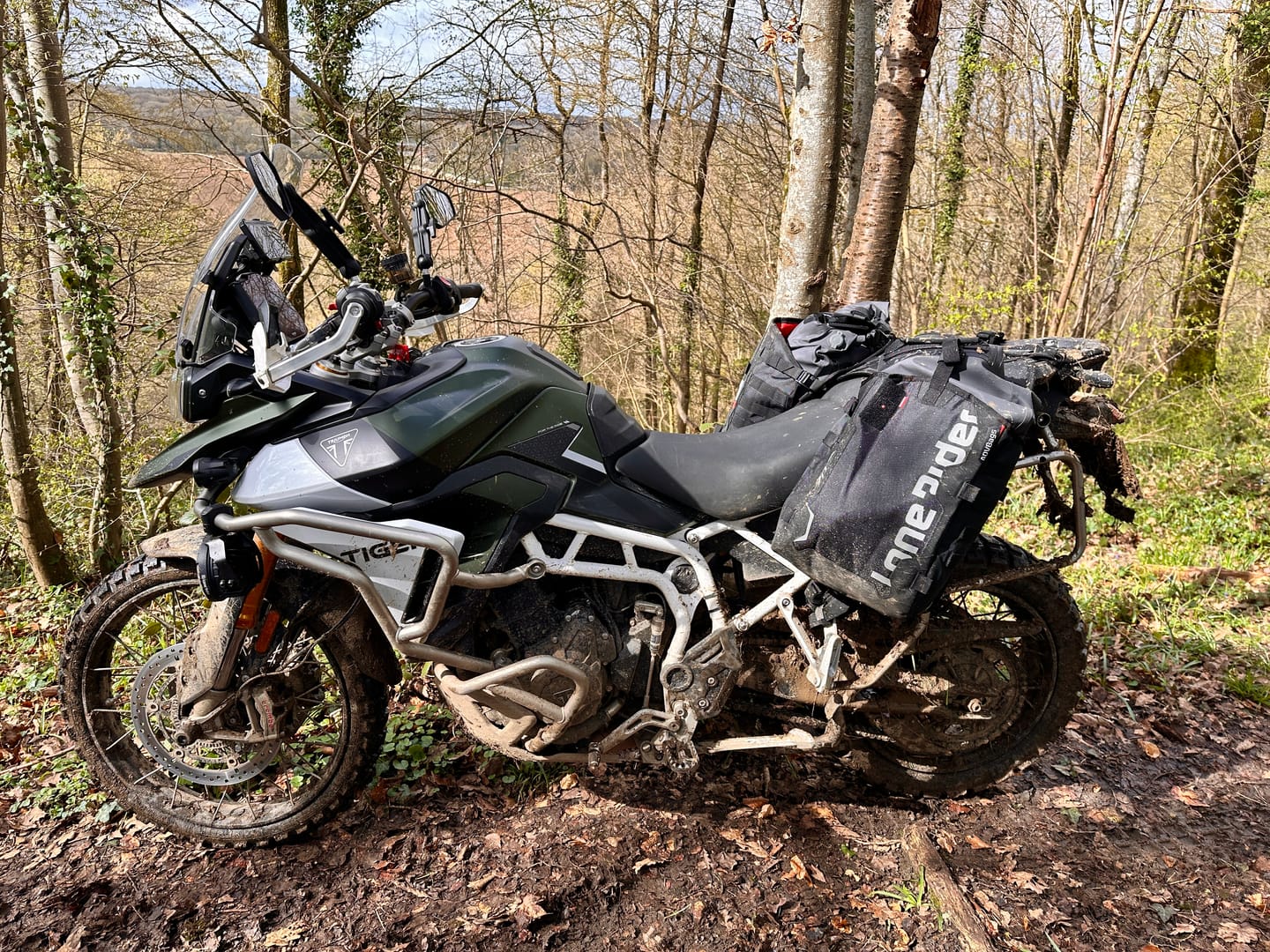 Customer photo review of ADVBags 70 – Rackless Saddle Bags