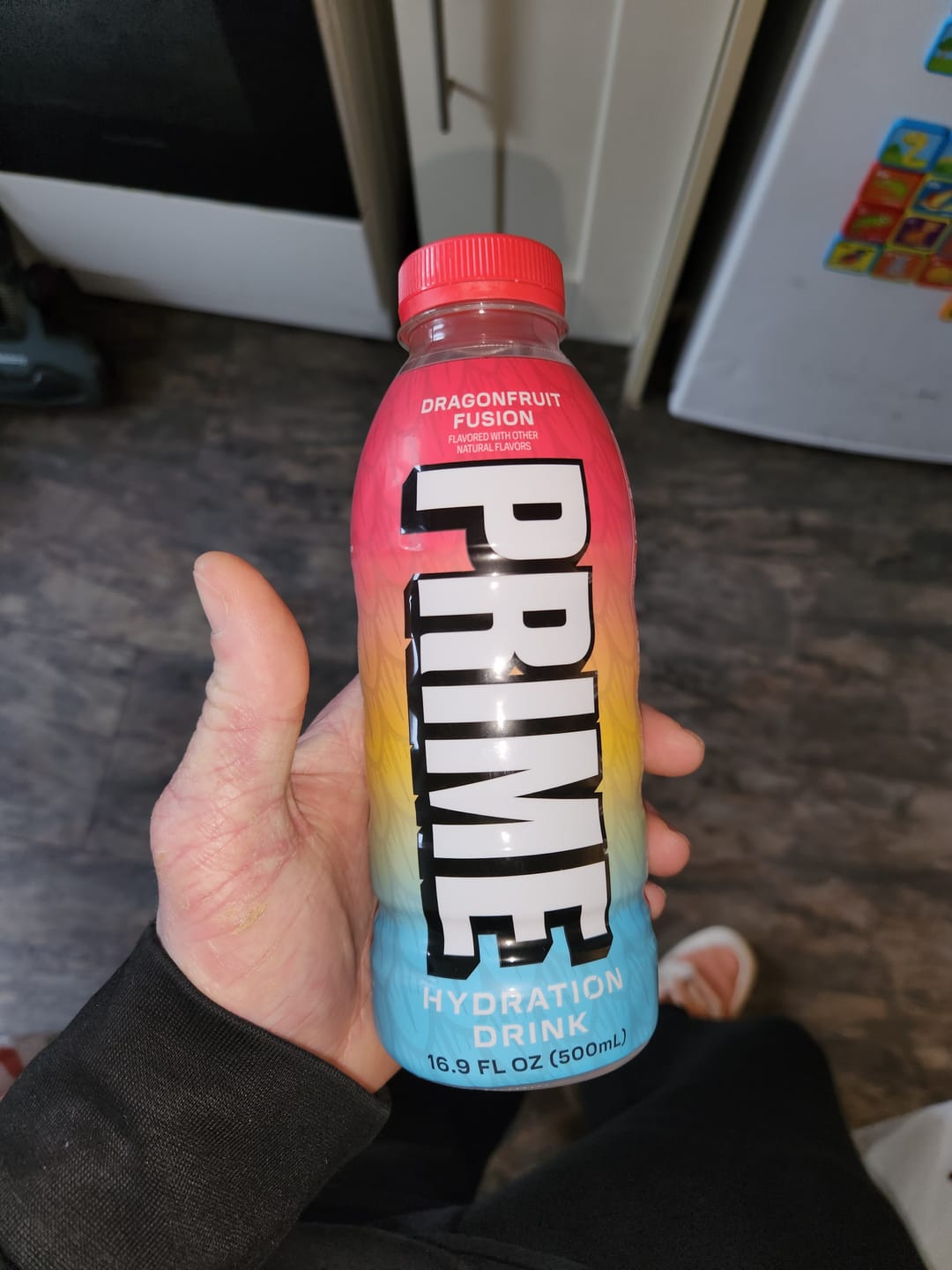 Customer photo review of NEW Dragonfruit Fusion PRIME Hydration Full size 500ml (16.9 fl oz) (Pre-Order)