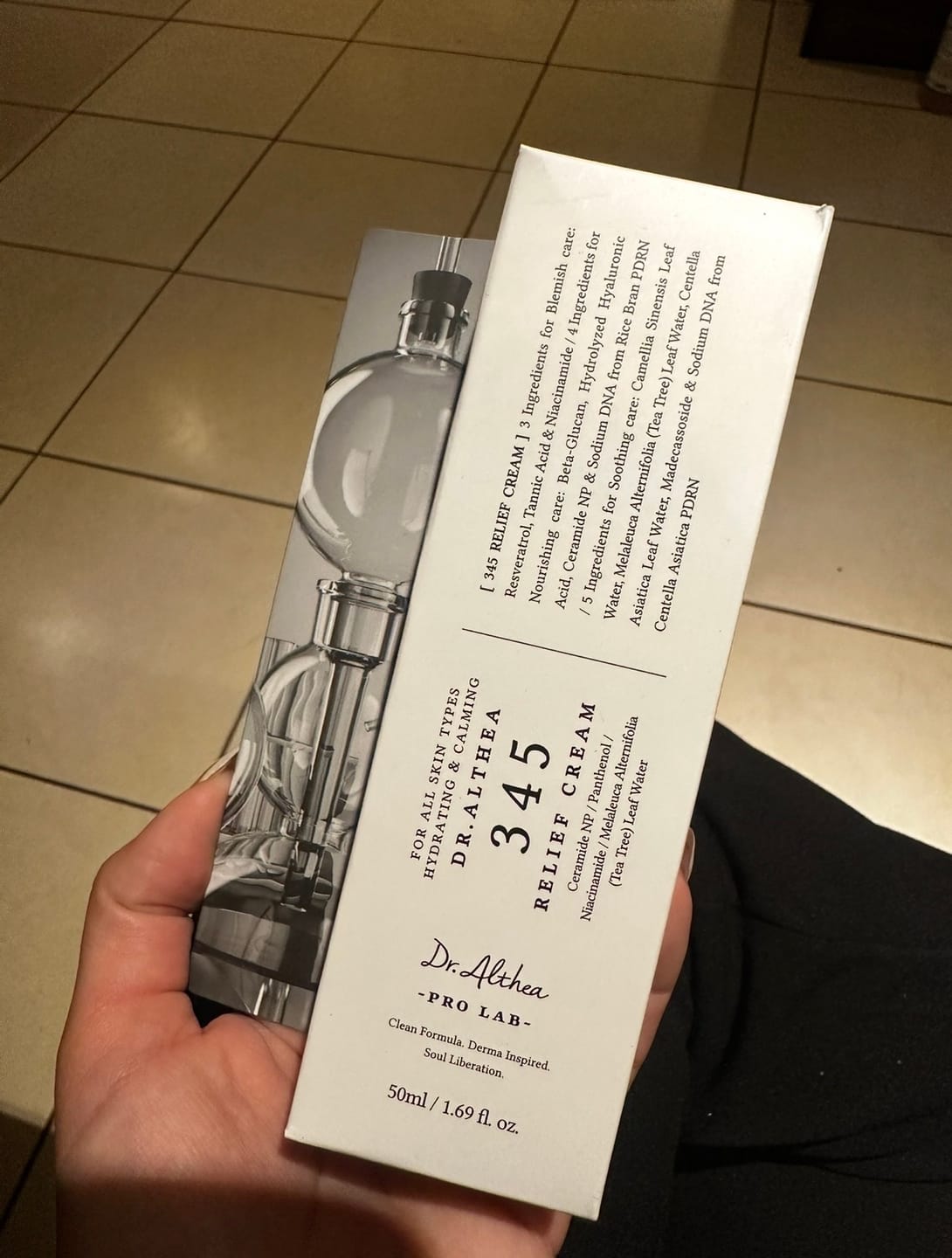 Customer photo review of 345 Relief Cream