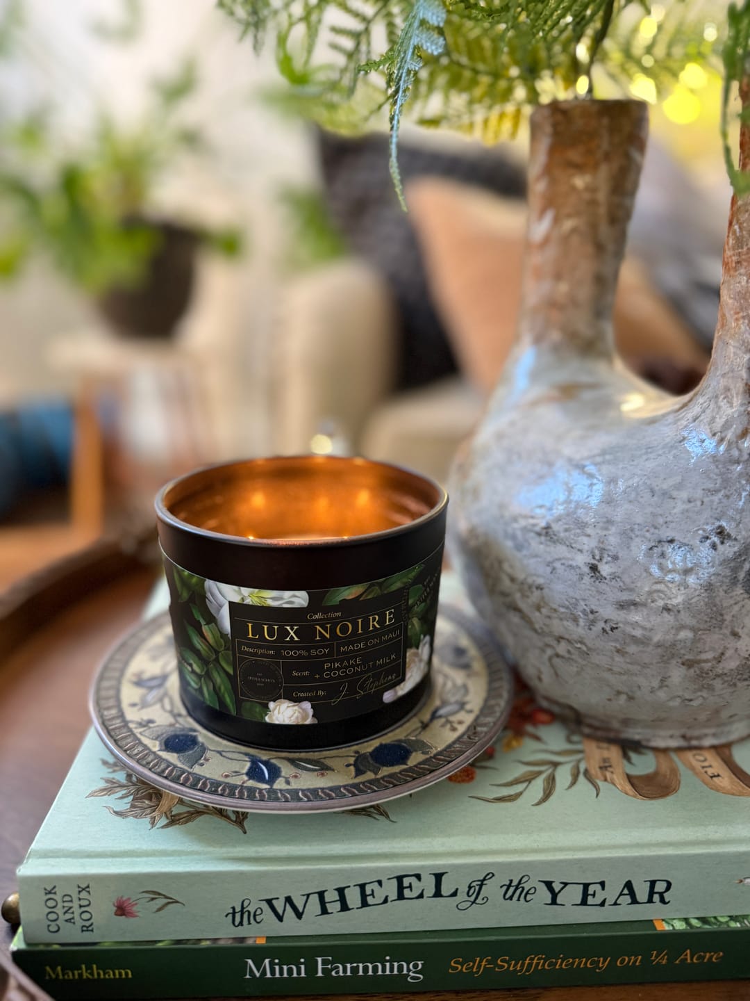Customer photo review of Pikake + Coconut Milk Candle