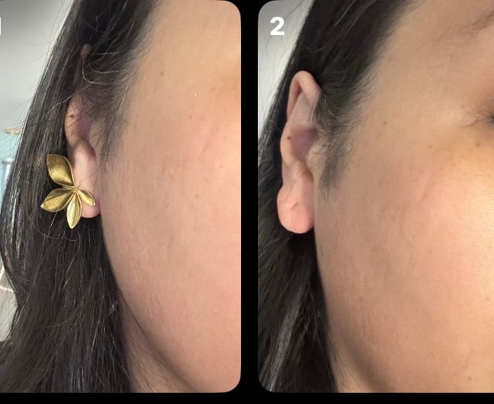 Customer photo review of Mira Earrings (Bundle)