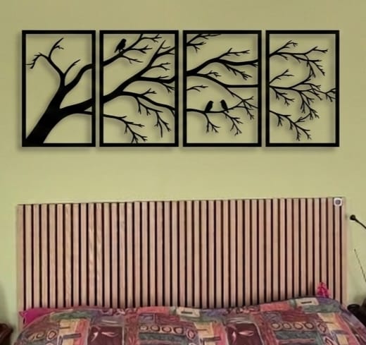 Customer photo review of Décoration Murale en Métal - Quadra Branches