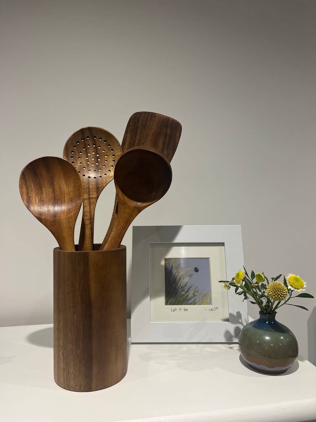 Customer photo review of Hälsa Trä Natural Wood Utensil Set