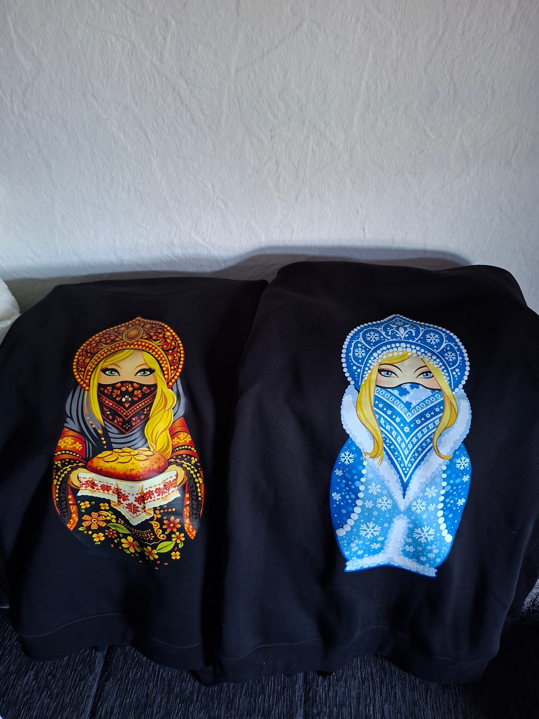 Customer photo review of Snegurochka Damen Oversized Zip Hoodie mit Reißverschluss schwarz by SAEBIS® LIMITED EDITION