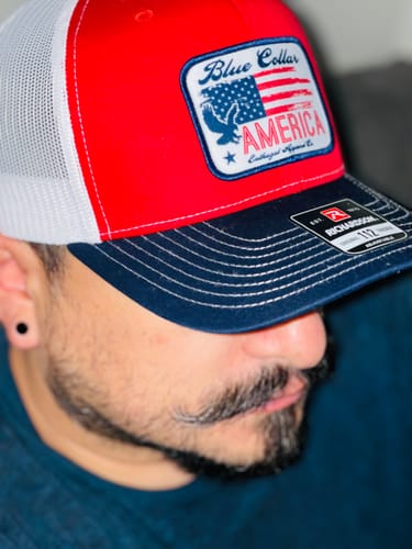 Customer photo review of BLUE COLLAR TRUCKER HAT