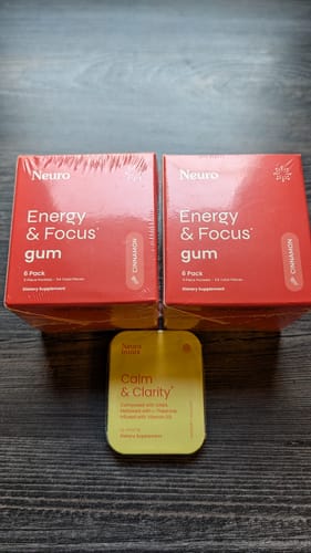 Customer photo review of Energy & Focus Gum