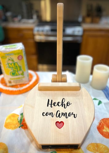 Customer photo review of Wooden Tortilla Press CNC Kit