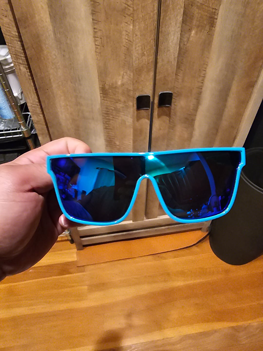 Customer photo review of 80Eighty® Polarized Bay Sunglasses