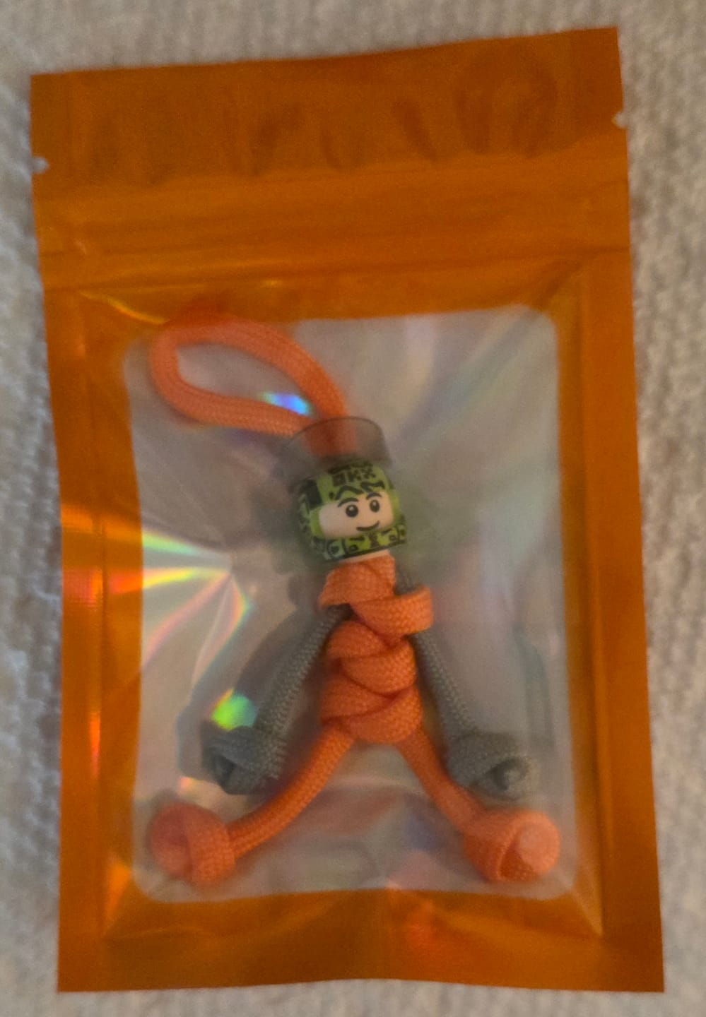 Customer photo review of Limited Edition 2025 Lando Norris Racing Paracord Buddy Keychain