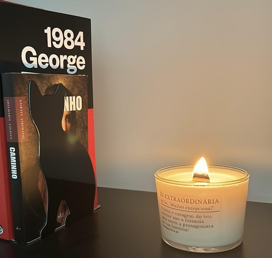 Customer photo review of Vela aromática personalizada