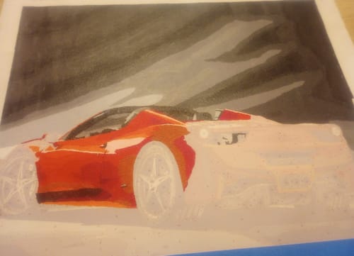 Customer photo review of Custom Paint By Numbers - Turn Trip Memory into Art