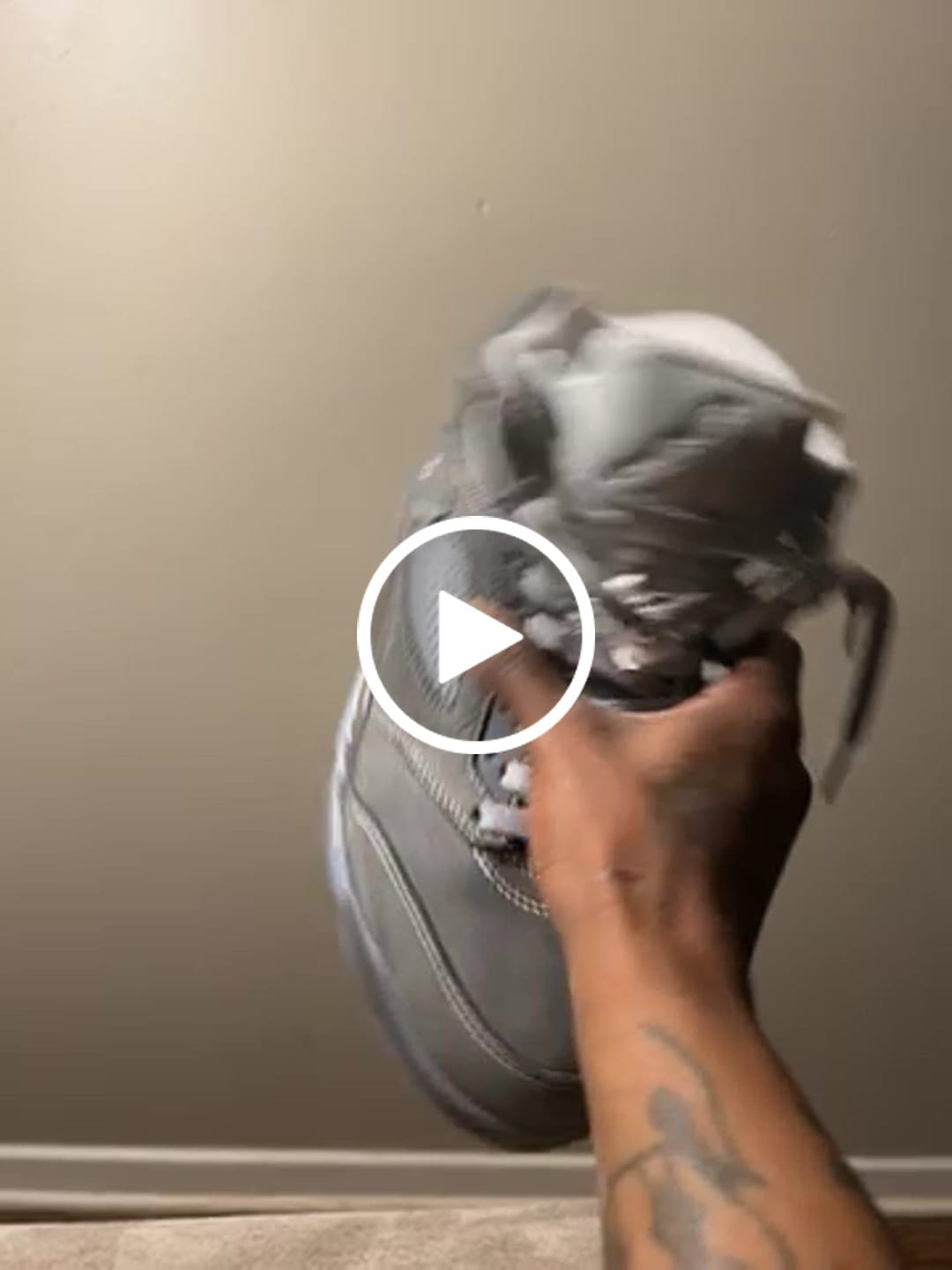 Customer video review of Jordan 5 Retro Wolf Grey